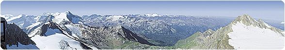 Kaprun toppen snötillgång juli 2018
